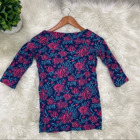 Lilly‎ Pulitzer Tropical Fish Print Cassie Top - Picture 8 of 8